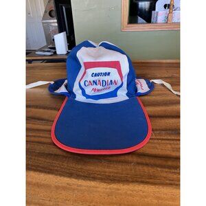 Vintage Molson Canadian Beer Snapback Hat Cap ( Oversize Visor/Brim )